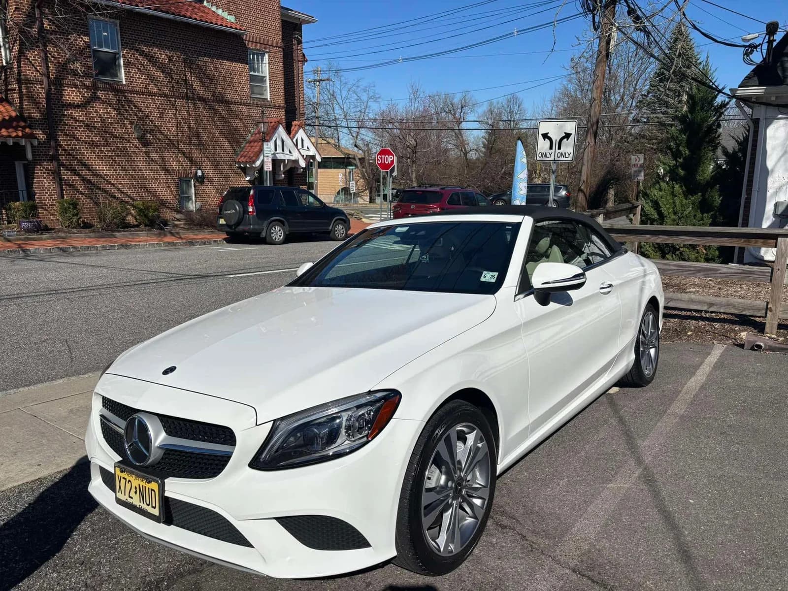 Mercedes-Benz C-Class Cabriolet exterior hand washed and detailed at CleanWorx